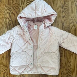 Pink Quilted Kids Jacket
